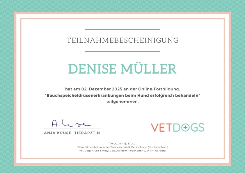 Teilnahmebescheinigung